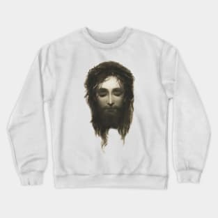 Veronica Veil Shroud Jesus Face Crown of Thorns Crewneck Sweatshirt